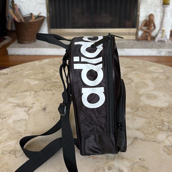 NWOT Adidas Originals Women's Santiago Mini Backpack Black & White 35L - Picture 6 of 12